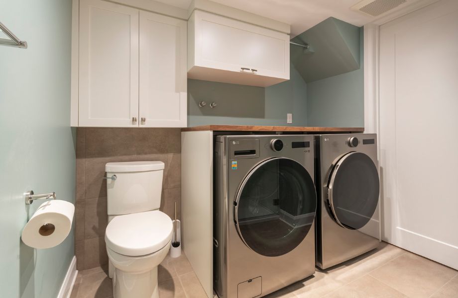 Avant Garde bathroom 180fx Wide Planked Walnut