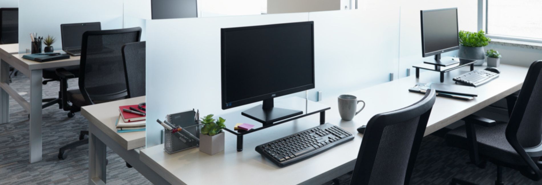 4923 Cream Softwood corporate desks