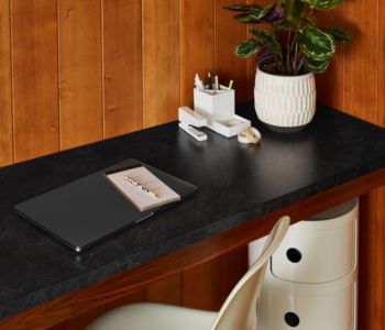 Dessus de bureau en Ardoise Basalte